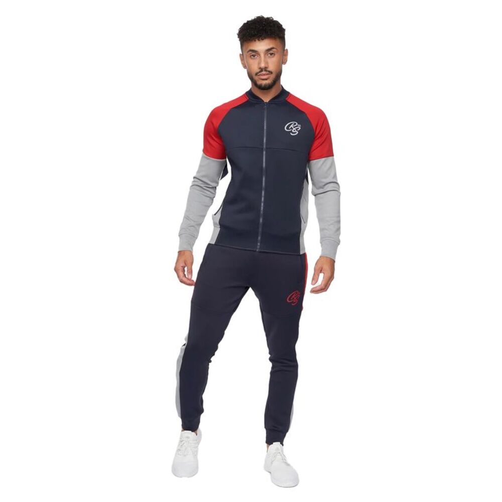 Crosshatch Mens Brayden Tracksuit / Navy